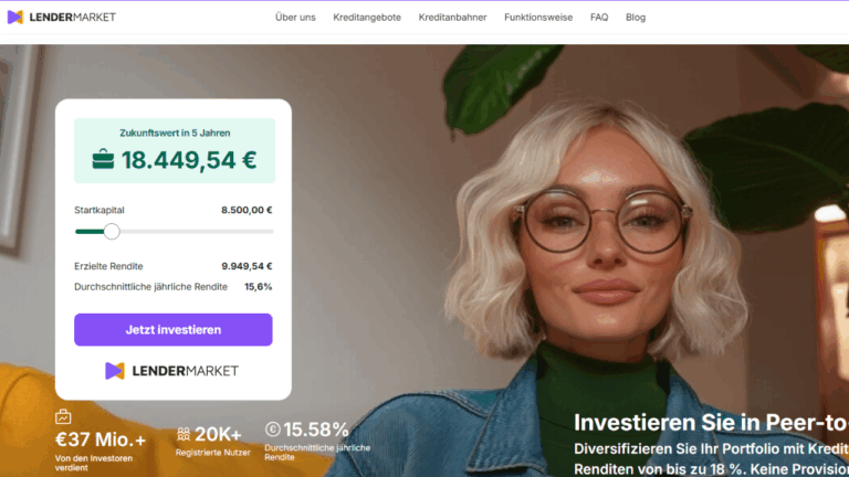 Lendermarket – hohe Renditen, aber starkes Klumpenrisiko: Die ehrliche Analyse 2026
