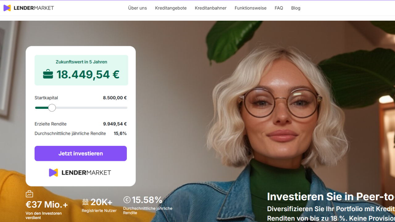 Lendermarket – hohe Renditen, aber starkes Klumpenrisiko: Die ehrliche Analyse 2026