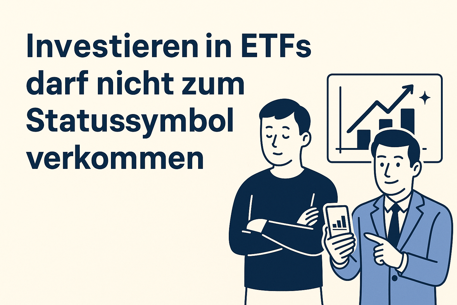 Investieren in ETFs darf nicht zum Statussymbol verkommen